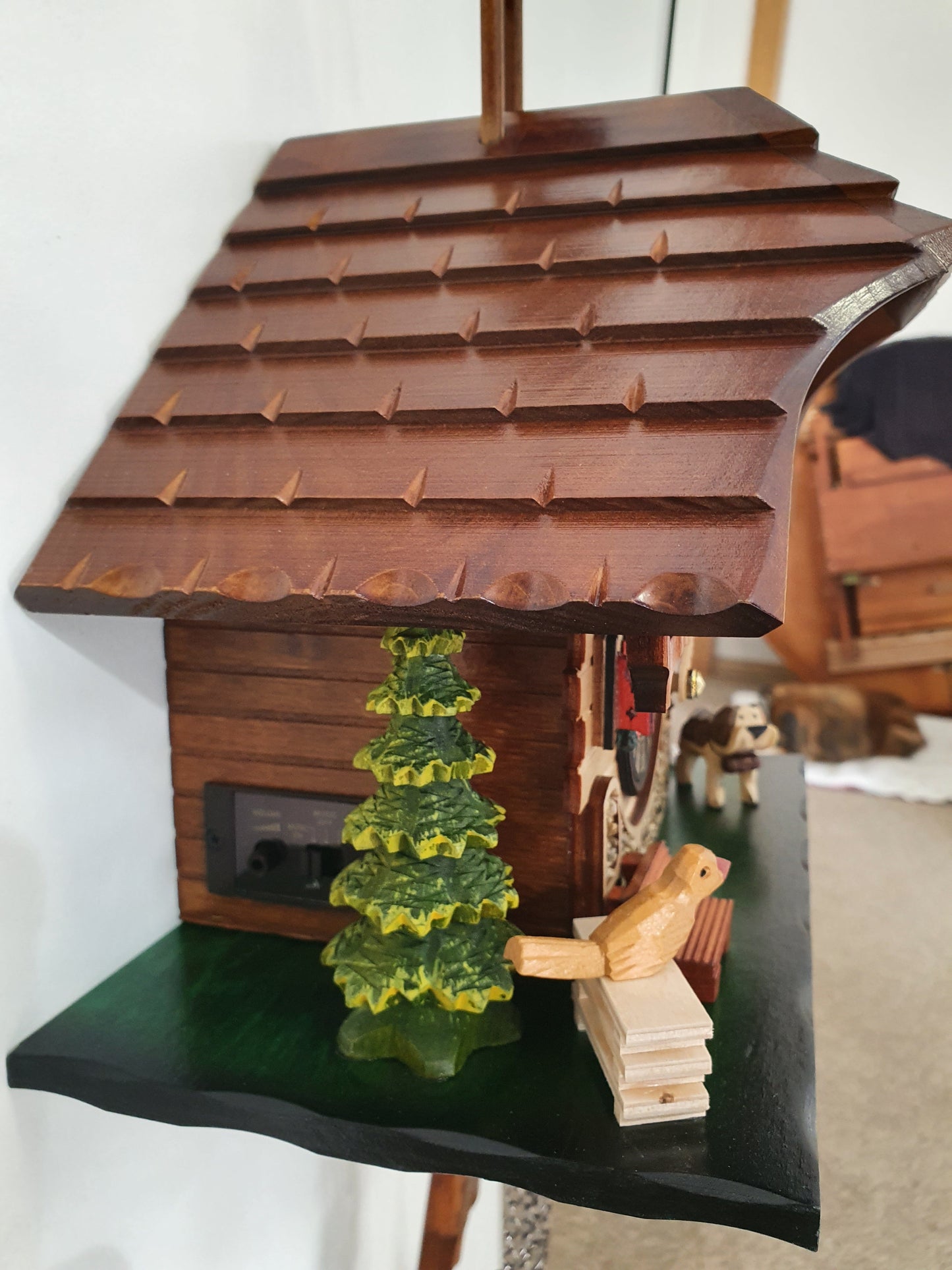 Amazing Chalet Quartz Musical Cuckoo Clock With Dog & Bell Tower. Made In Germany With Free Delivery Across Australia. Cuckoo Clock [clocktyme.com] 