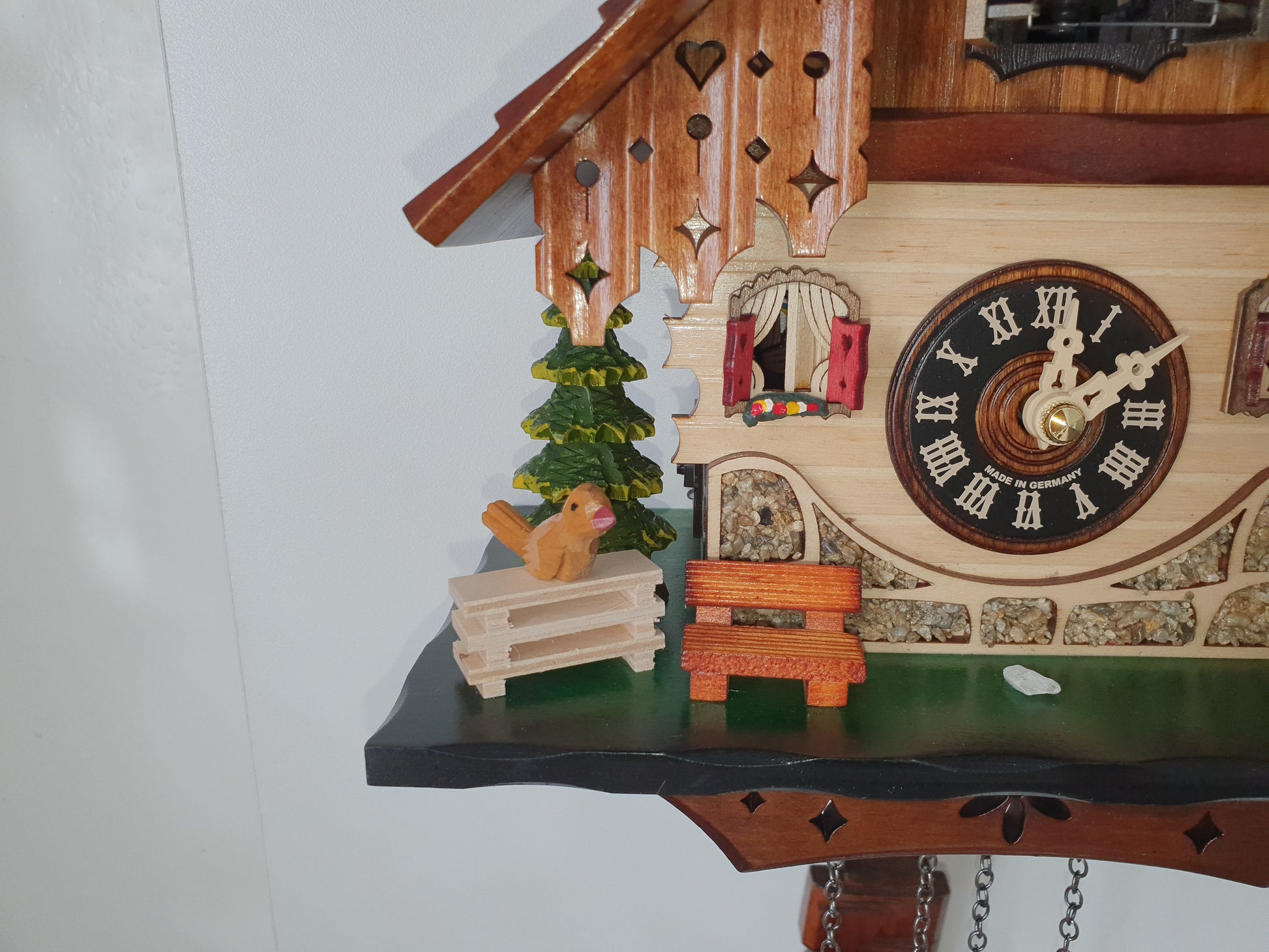 Amazing Chalet Quartz Musical Cuckoo Clock With Dog & Bell Tower. Made In Germany With Free Delivery Across Australia. Cuckoo Clock [clocktyme.com] 