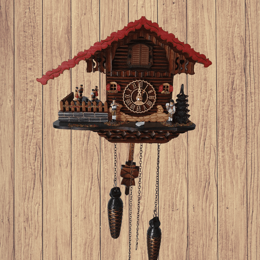 Chalet style cuckoo clock made in Germany with quartz movement. Free delivery across Australia. Cuckoo Clock [clocktyme.com] 