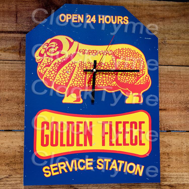 Golden Fleece Clock. Australian Made. . Wall Clock [ozclocks.com.au] 