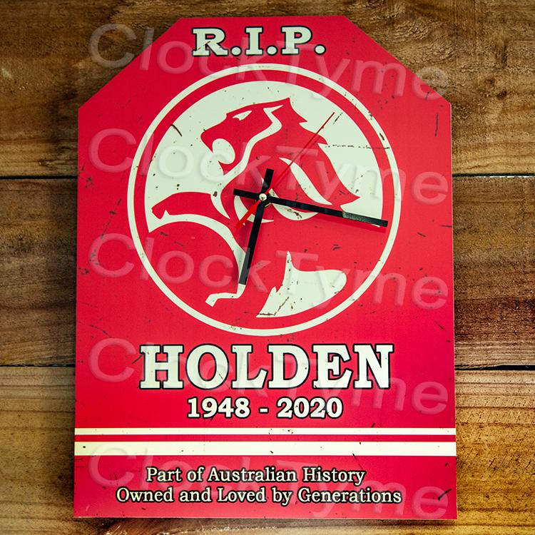 RIP Holden Clock. Australian Made. [ozclocks.com.au]