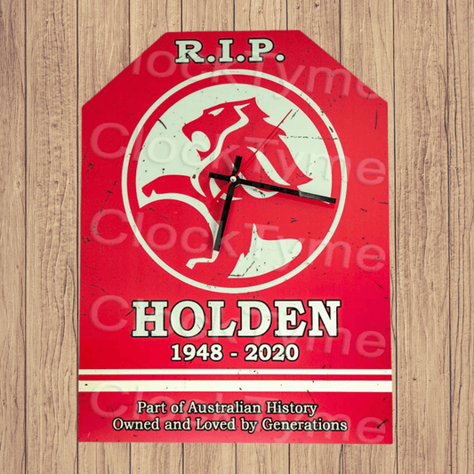 RIP Holden clock. Australian made. Wall Clock [clocktyme.com] 
